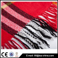 Personnaliser logo foulard acrylique tricoté avec bordure